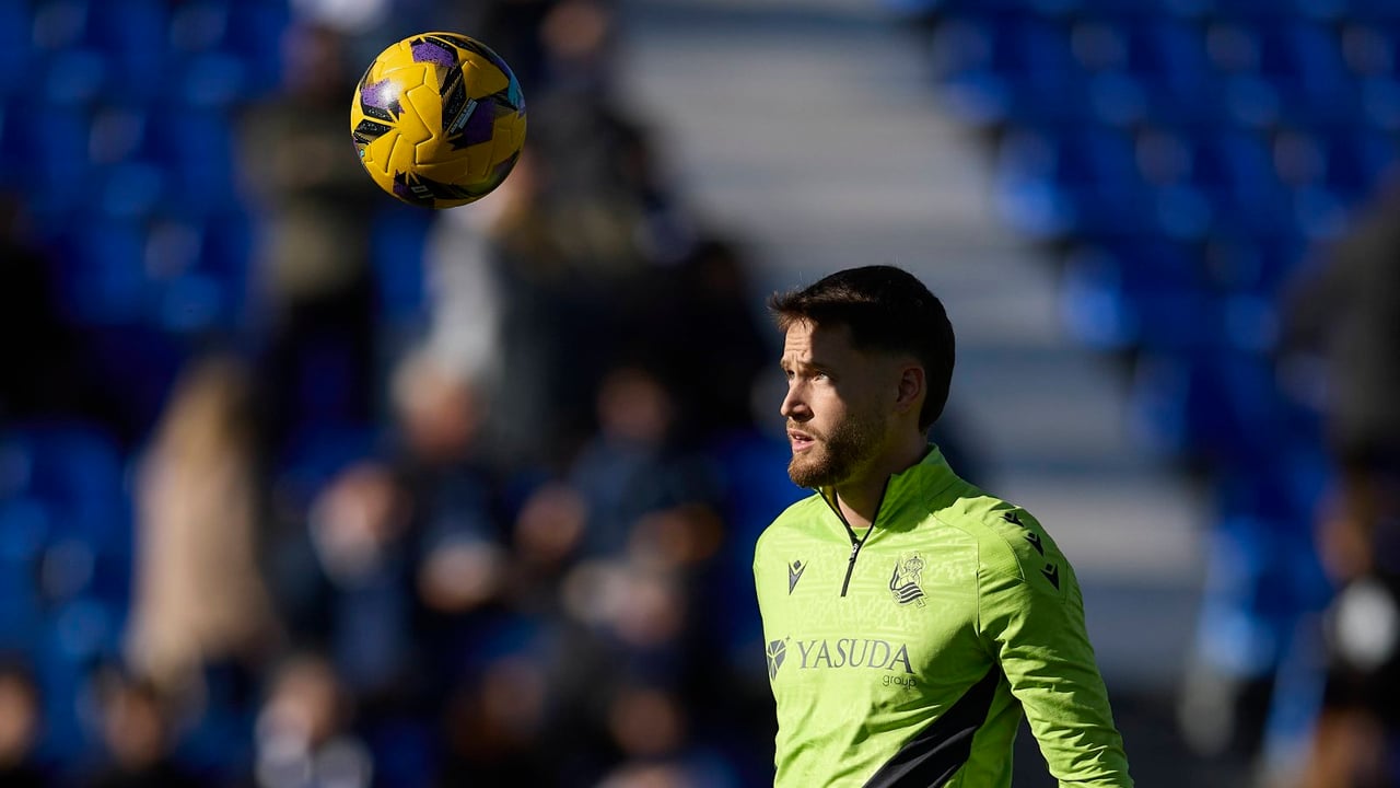 Álex Remiro, por delante de Oblak