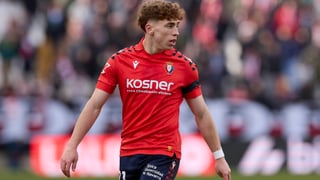 Víctor Muñoz, elegido jugador del mes de Osasuna, brilla en su primera temporada fuera del Real Madrid