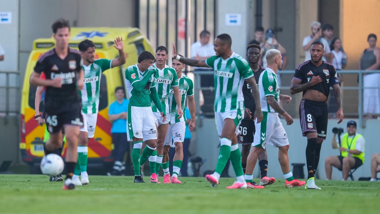 Betis 4-0 Olympique de Lyon: Pablo García, Deossa y Riquelme roban protagonismo a Fran García y Fornals