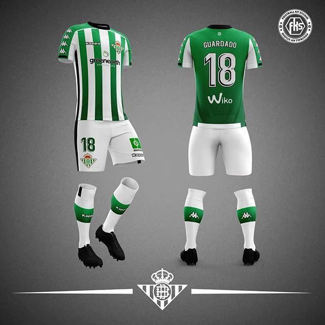 Conceptos de camisetas Kappa para el Betis de la 2018/2019